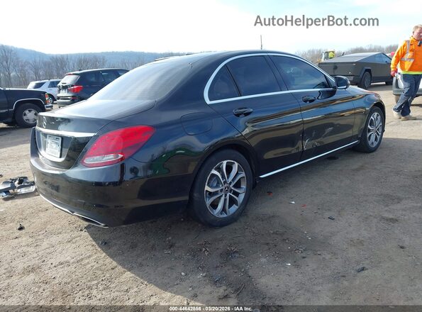 WDDWF4JB6JR401748 2018 MERCEDES-BENZ C-CLASS Black Задня права чверть