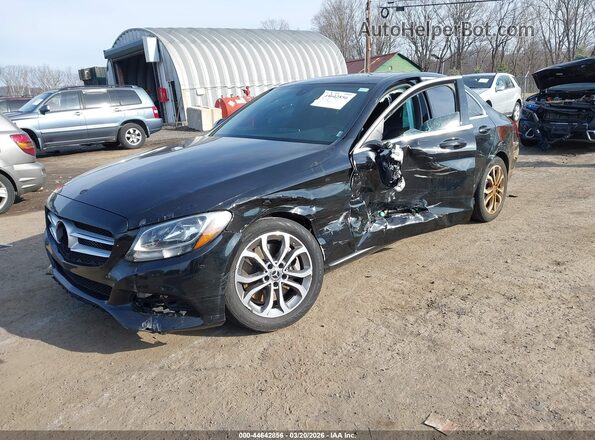 WDDWF4JB6JR401748 2018 MERCEDES-BENZ C-CLASS Black Передня ліва чверть