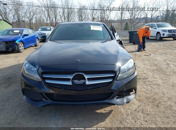 WDDWF4JB6JR401748 2018 MERCEDES-BENZ C-CLASS Black Вид щитка приладів