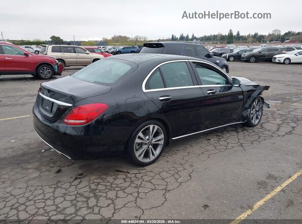 WDDWF4JB9JR420522 2018 MERCEDES-BENZ C-CLASS Black Задня права чверть