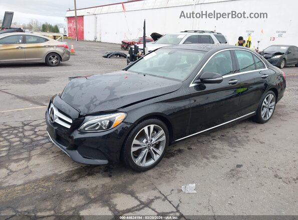 WDDWF4JB9JR420522 2018 MERCEDES-BENZ C-CLASS Black Передня ліва чверть