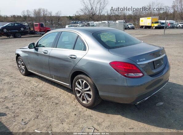 WDDWF4KBXJR389019 2018 MERCEDES-BENZ C-CLASS Gray Հետևի ձախ