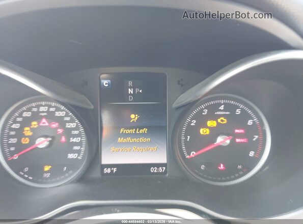 WDDWF4KBXJR389019 2018 MERCEDES-BENZ C-CLASS Gray Հետևի նստատեղերի տեսք