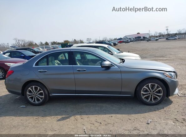 WDDWF4KBXJR389019 2018 MERCEDES-BENZ C-CLASS Gray Սալոնի հետևի տեսք