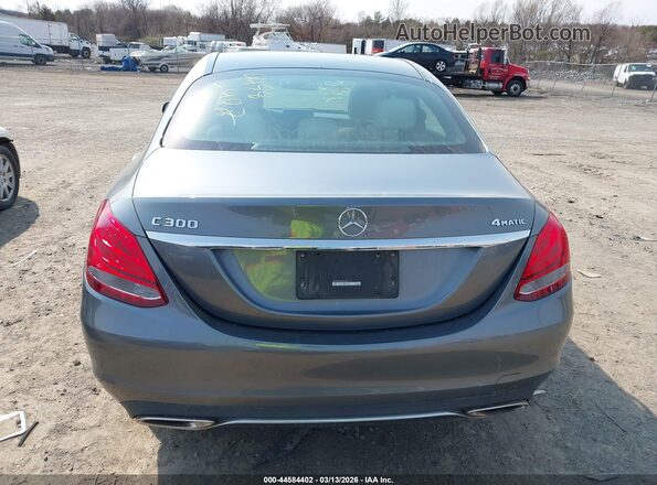 WDDWF4KBXJR389019 2018 MERCEDES-BENZ C-CLASS Gray 