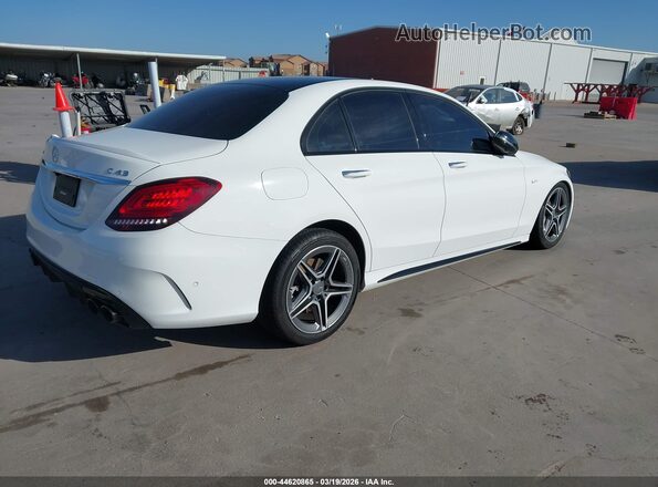 WDDWF6EBXLR563505 2020 MERCEDES-BENZ AMG C 43 White Հետևի աջ