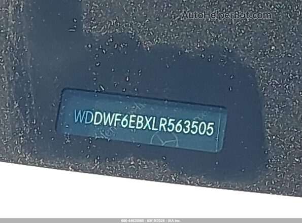 WDDWF6EBXLR563505 2020 MERCEDES-BENZ AMG C 43 White 