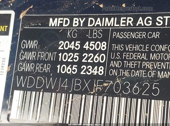 WDDWJ4JBXJF703625 2018 MERCEDES-BENZ C-CLASS Black 