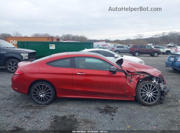 WDDWJ4KB4JF670782 2018 MERCEDES-BENZ C-CLASS Red 