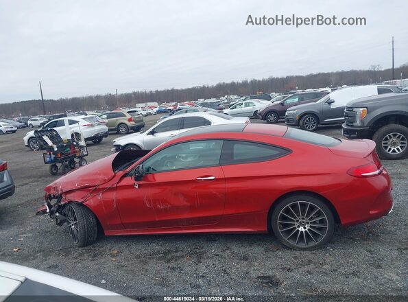 WDDWJ4KB4JF670782 2018 MERCEDES-BENZ C-CLASS Red 