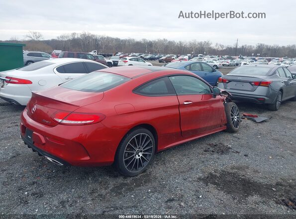 WDDWJ4KB4JF670782 2018 MERCEDES-BENZ C-CLASS Red 