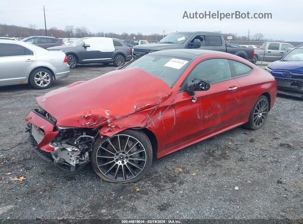 WDDWJ4KB4JF670782 2018 MERCEDES-BENZ C-CLASS Red 
