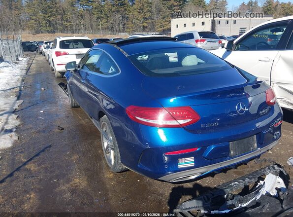 WDDWJ4KB7HF449624 2017 MERCEDES-BENZ C-CLASS Blue Задня ліва чверть