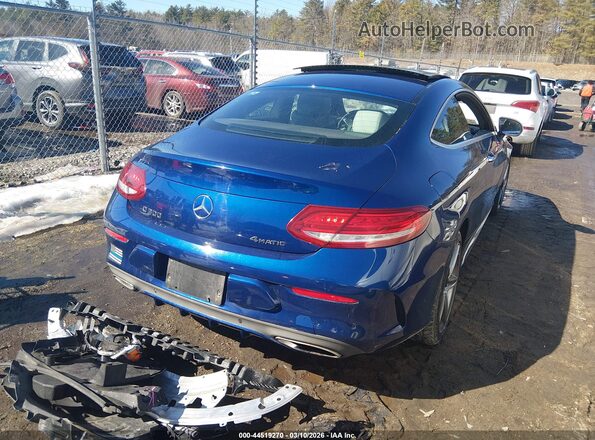 WDDWJ4KB7HF449624 2017 MERCEDES-BENZ C-CLASS Blue Задня права чверть