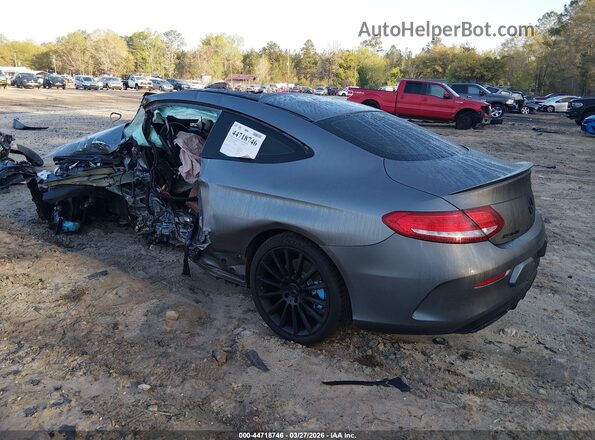 WDDWJ6EB0JF689191 2018 MERCEDES-BENZ AMG C 43 Gray Задня ліва чверть