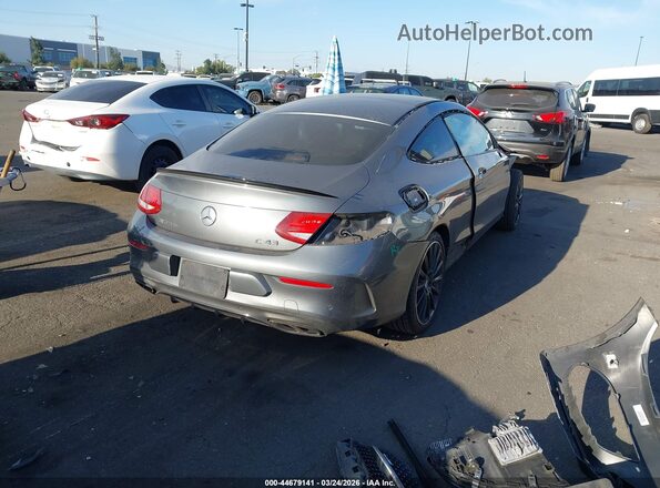 WDDWJ6EB2JF661215 2018 MERCEDES-BENZ AMG C 43 Gray Trasero derecho