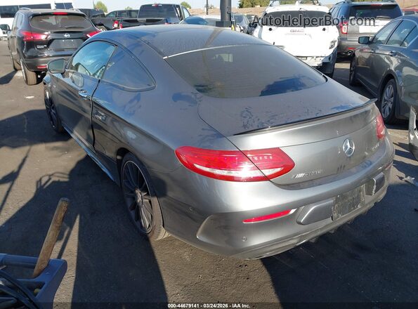 WDDWJ6EB2JF661215 2018 MERCEDES-BENZ AMG C 43 Gray Trasero izquierdo
