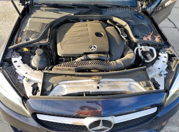 WDDWJ8DB6KF778536 2019 MERCEDES-BENZ C Blue 