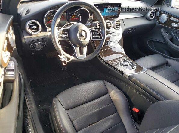 WDDWJ8DB6KF778536 2019 MERCEDES-BENZ C Blue 