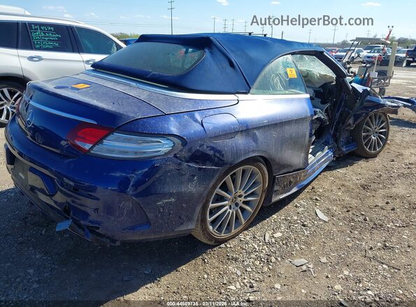 WDDWK4JB6JF734075 2018 MERCEDES-BENZ C-CLASS Blue Հետևի աջ