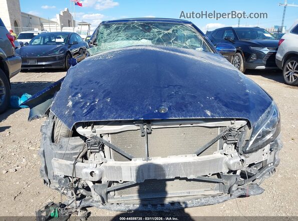 WDDWK4JB6JF734075 2018 MERCEDES-BENZ C-CLASS Blue Սալոնի հետևի տեսք