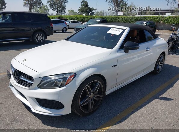 WDDWK6EBXJF633790 2018 MERCEDES-BENZ AMG C 43 White Առջևի ձախ երեք քառորդ տեսարան