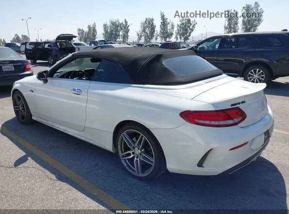 WDDWK6EBXJF633790 2018 MERCEDES-BENZ AMG C 43 White Հետևի ձախ