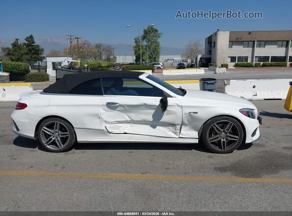 WDDWK6EBXJF633790 2018 MERCEDES-BENZ AMG C 43 White Սալոնի հետևի տեսք