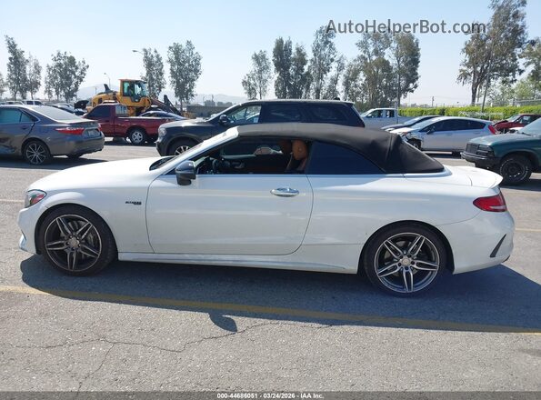 WDDWK6EBXJF633790 2018 MERCEDES-BENZ AMG C 43 White Սալոնի 360 աստիճան տեսք