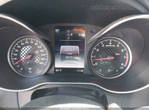 WDDWK6EBXJF633790 2018 MERCEDES-BENZ AMG C 43 White Հետևի նստատեղերի տեսք