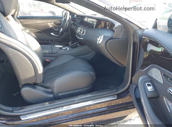 WDDXJ7JB7HA030368 2017 MERCEDES-BENZ AMG S 63 Черный Вид салона спереди