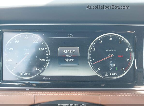 WDDXK8CB0HA021544 2017 MERCEDES-BENZ S-CLASS Black უკანა სავარძლების ხედი