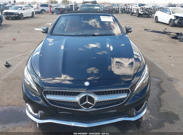 WDDXK8CB0HA021544 2017 MERCEDES-BENZ S-CLASS Black ხელსაწყოთა პანელის ხედი