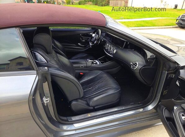 WDDXK8CB3HA019349 2017 MERCEDES-BENZ S-CLASS Gray უკანა ხედი