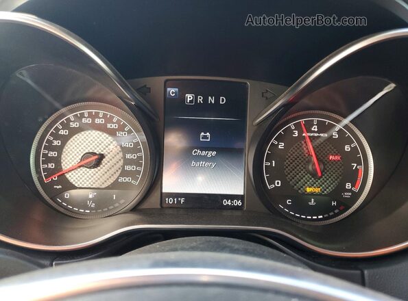 WDDYK7HA2JA014292 2018 MERCEDES-BENZ AMG Green Սարքավորումների վահանակի տեսք