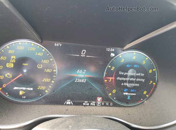 WDDYK8AA3LA027491 2020 MERCEDES-BENZ AMG Синий Вид щитка приборов