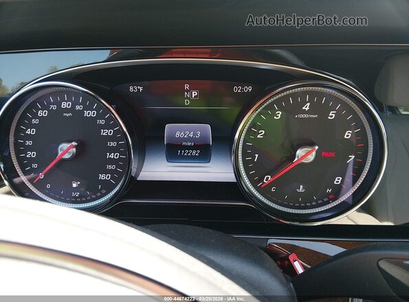 WDDZF4JB2HA029380 2017 MERCEDES-BENZ E-CLASS White 