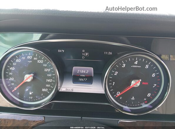 WDDZF4JB2JA436668 2018 MERCEDES-BENZ E-CLASS Blue Vista de los asientos traseros