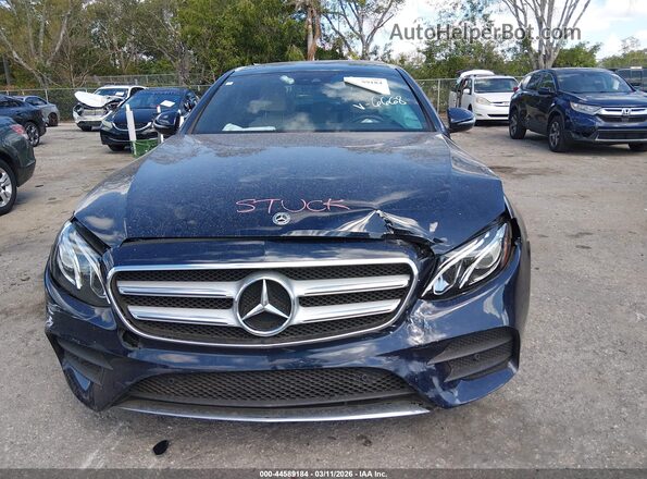 WDDZF4JB2JA436668 2018 MERCEDES-BENZ E-CLASS Blue Vista del salpicadero