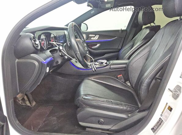 WDDZF4JB3JA296694 2018 MERCEDES-BENZ E Белый Вид салона спереди