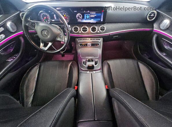 WDDZF4JB3JA296694 2018 MERCEDES-BENZ E Белый Вид панели приборов