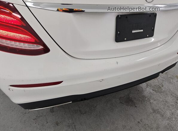 WDDZF4JB3JA296694 2018 MERCEDES-BENZ E Белый 