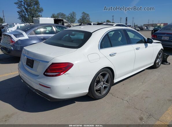 WDDZF4JB4HA007834 2017 MERCEDES-BENZ E-CLASS White Tył prawy