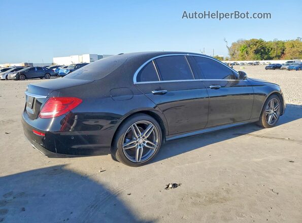 WDDZF4JB4HA055978 2017 MERCEDES-BENZ E Черный Задняя правая четверть