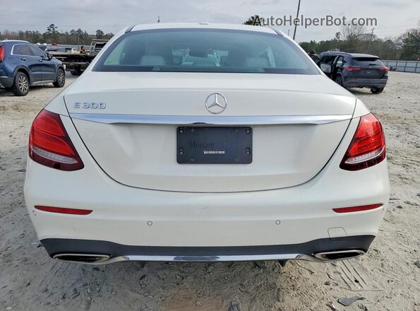 WDDZF4JB4JA431410 2018 MERCEDES-BENZ E White Widok z tyłu