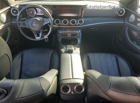 WDDZF4JB4JA447011 2018 MERCEDES-BENZ E White Dashboard view