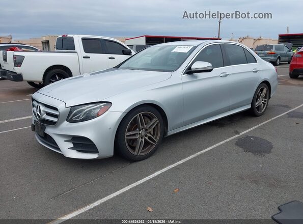 WDDZF4JB5HA067976 2017 MERCEDES-BENZ E-CLASS Silver Przód lewy