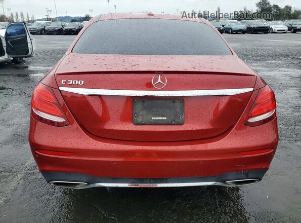 WDDZF4JB5HA122684 2017 MERCEDES-BENZ E Красный 