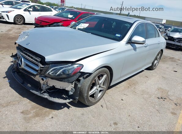 WDDZF4JB6HA029947 2017 MERCEDES-BENZ E-CLASS Silver Przód lewy