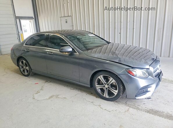 WDDZF4JB6HA082969 2017 MERCEDES-BENZ E Gray Przód prawy